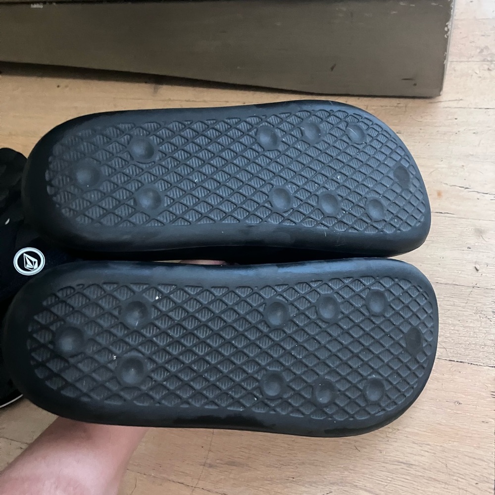 Volcom and Adidas Black Slide Sandals - Picture 4 of 6